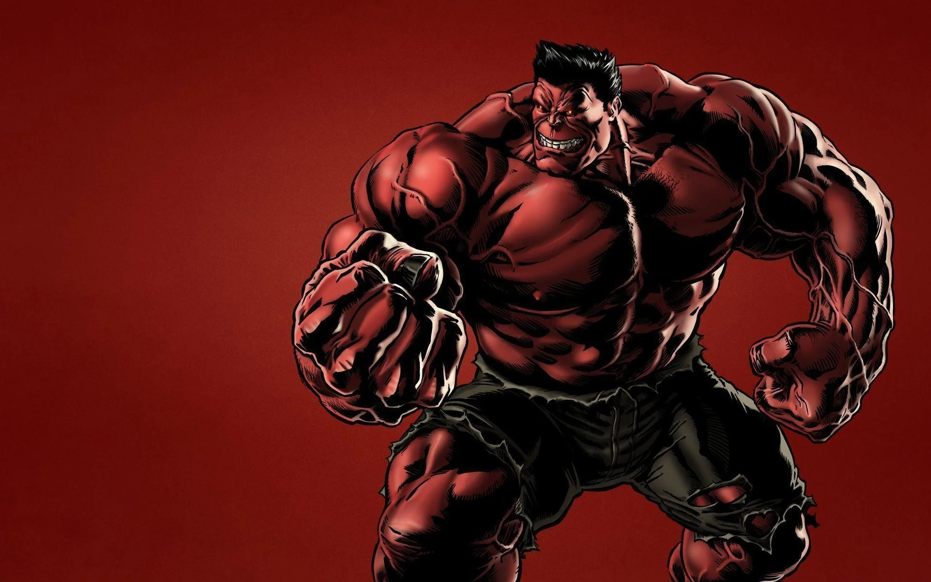 Wallpapers For > Red Hulk Hd Wallpapers 1080p