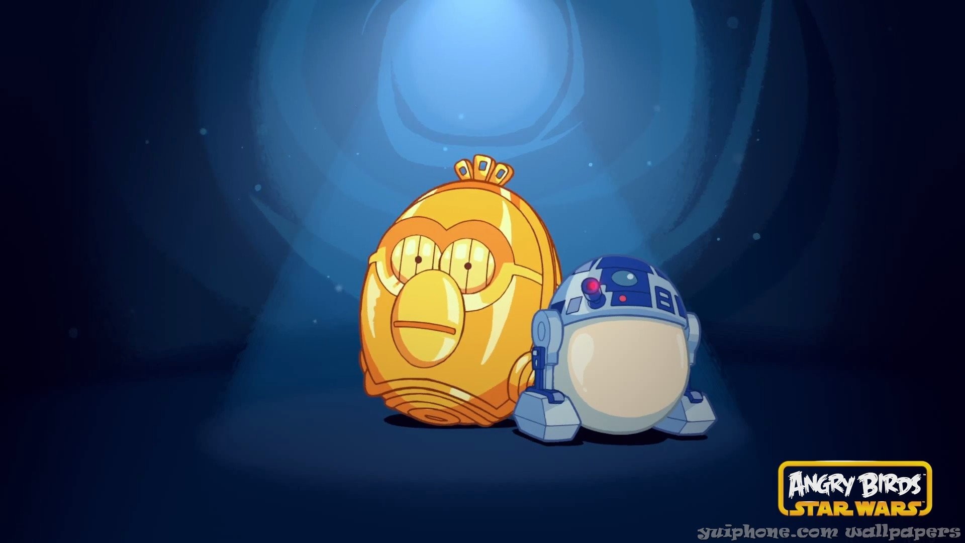 Angry Birds Star Wars R2D2.