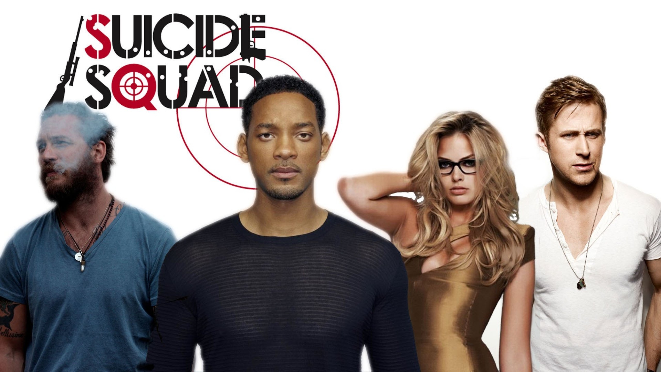Preview wallpaper suicide squad, 2016, tom hardy, margot robbie, will smith,