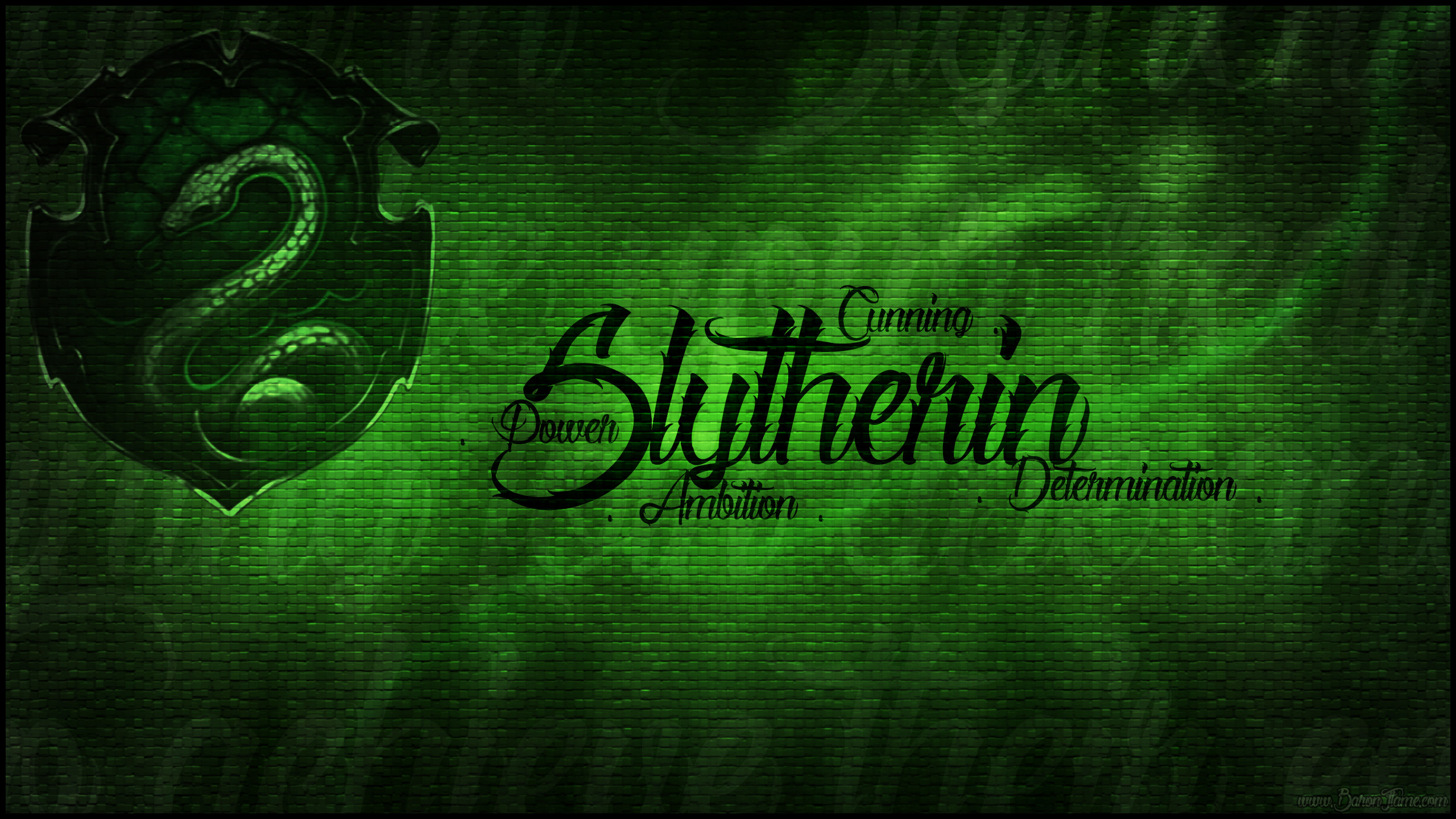 Slytherin pride wallpaper by baronflame fan art wallpaper books novels