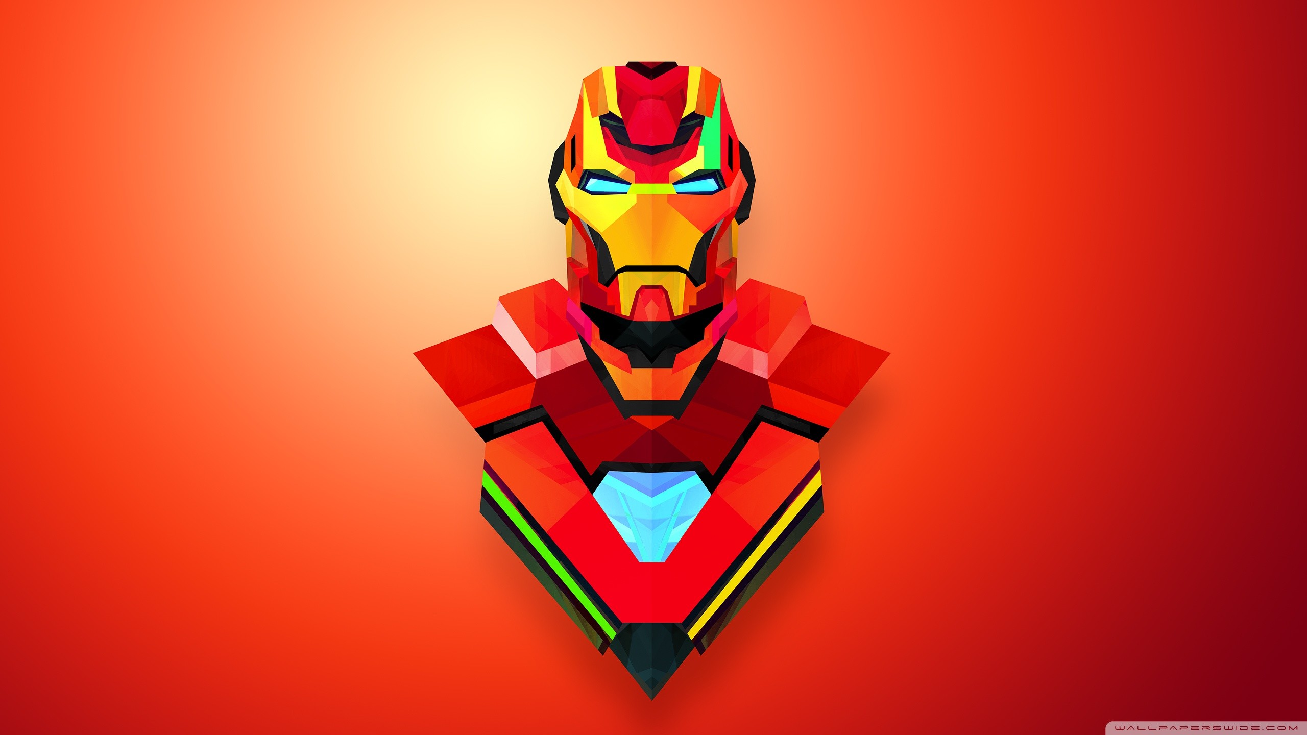 Iron Man Abstract Art HD Wide Wallpaper for Widescreen