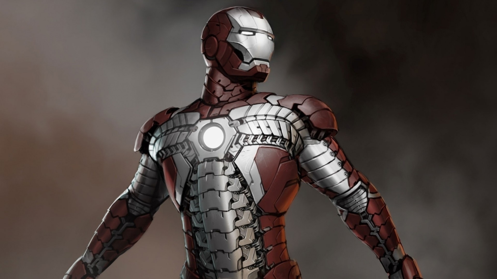 Wallpaper iron man, concept art, artwork, marvel comics