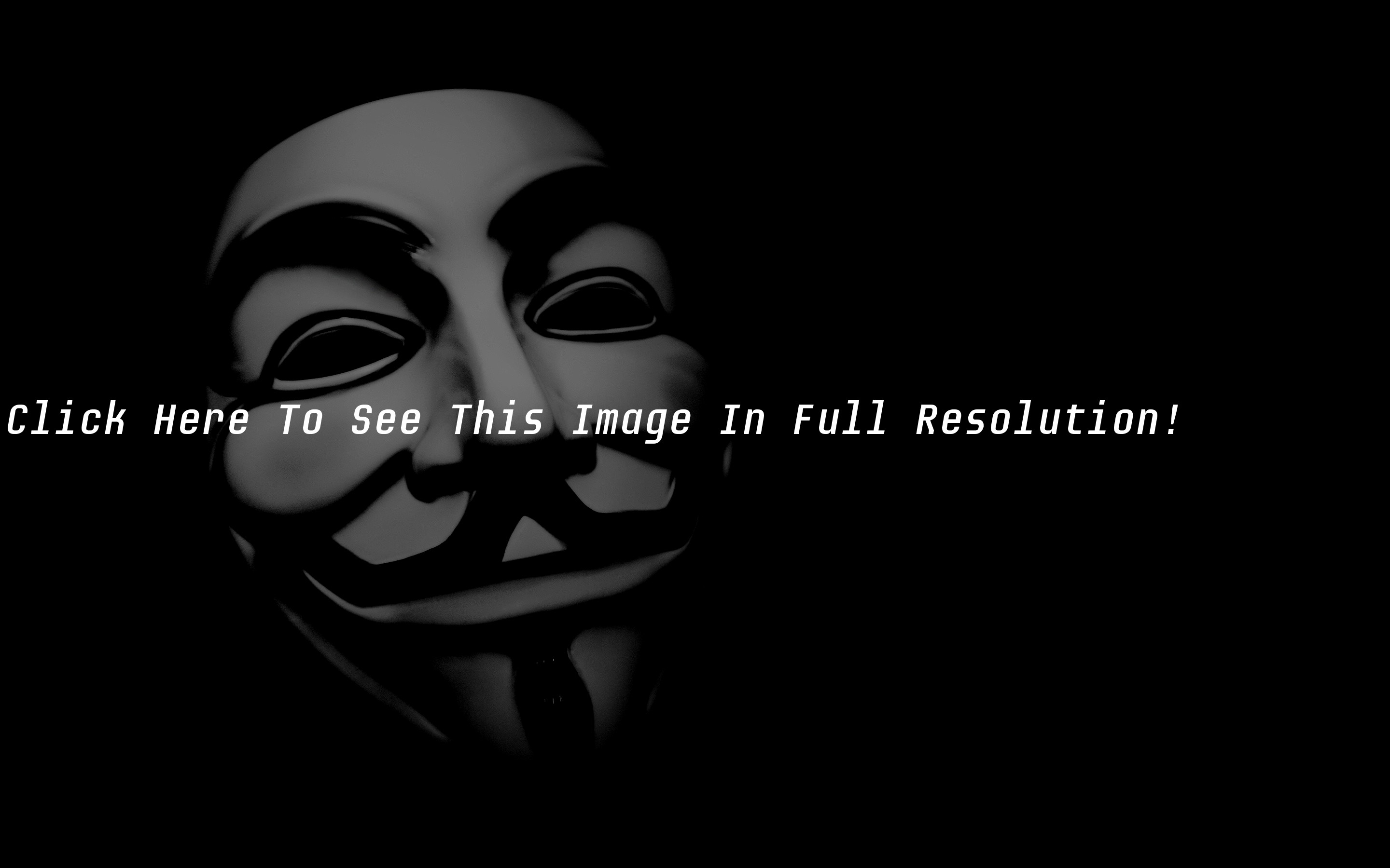 V For Vendetta Mask Desktop Wallpaper HD