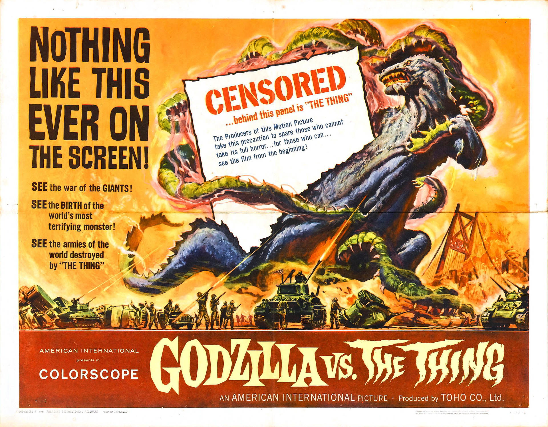 Mothra Vs Godzilla – Monster B Movie Posters Wallpaper Image. Classic Movie PostersHorror