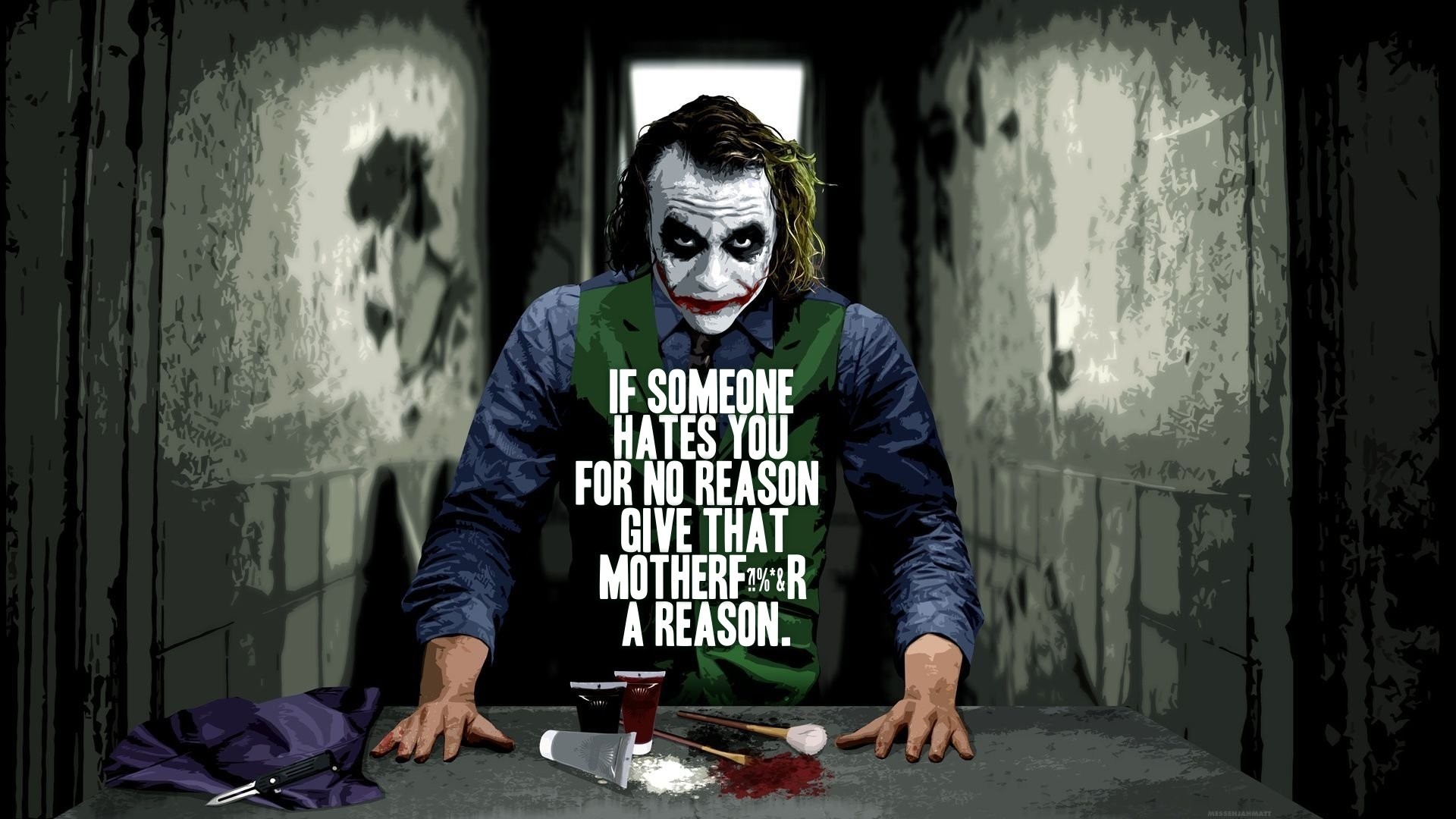 Movie – Batman Quote Joker Wallpaper