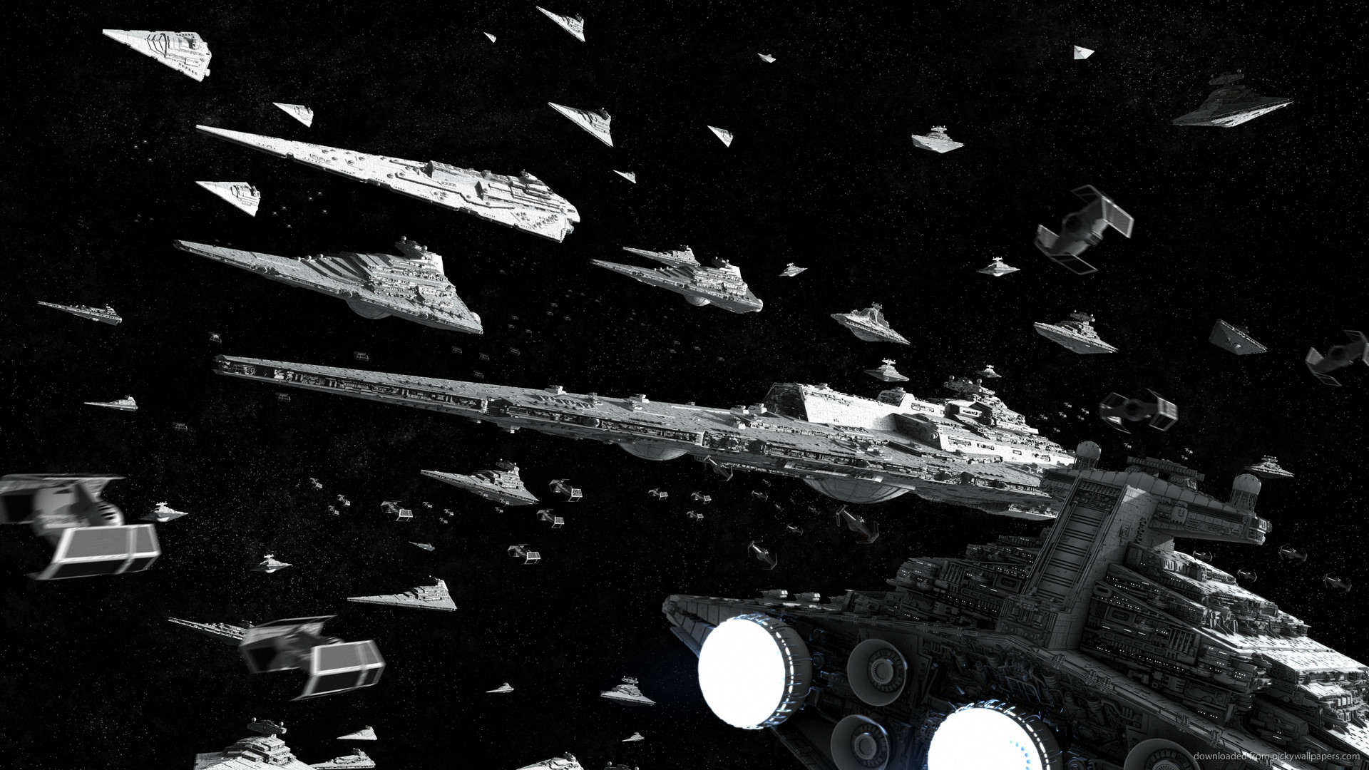 1366×768 Star Wars Imperial Fleet wallpaper