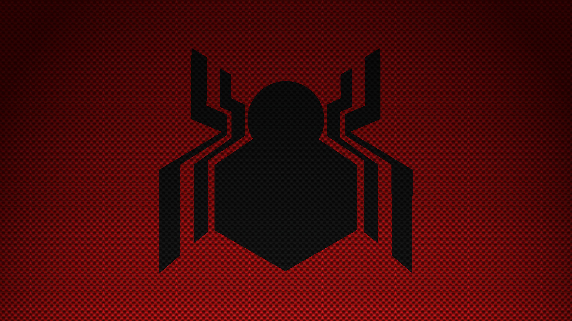 Made a simple MCU Spider Man Logo wallpaper