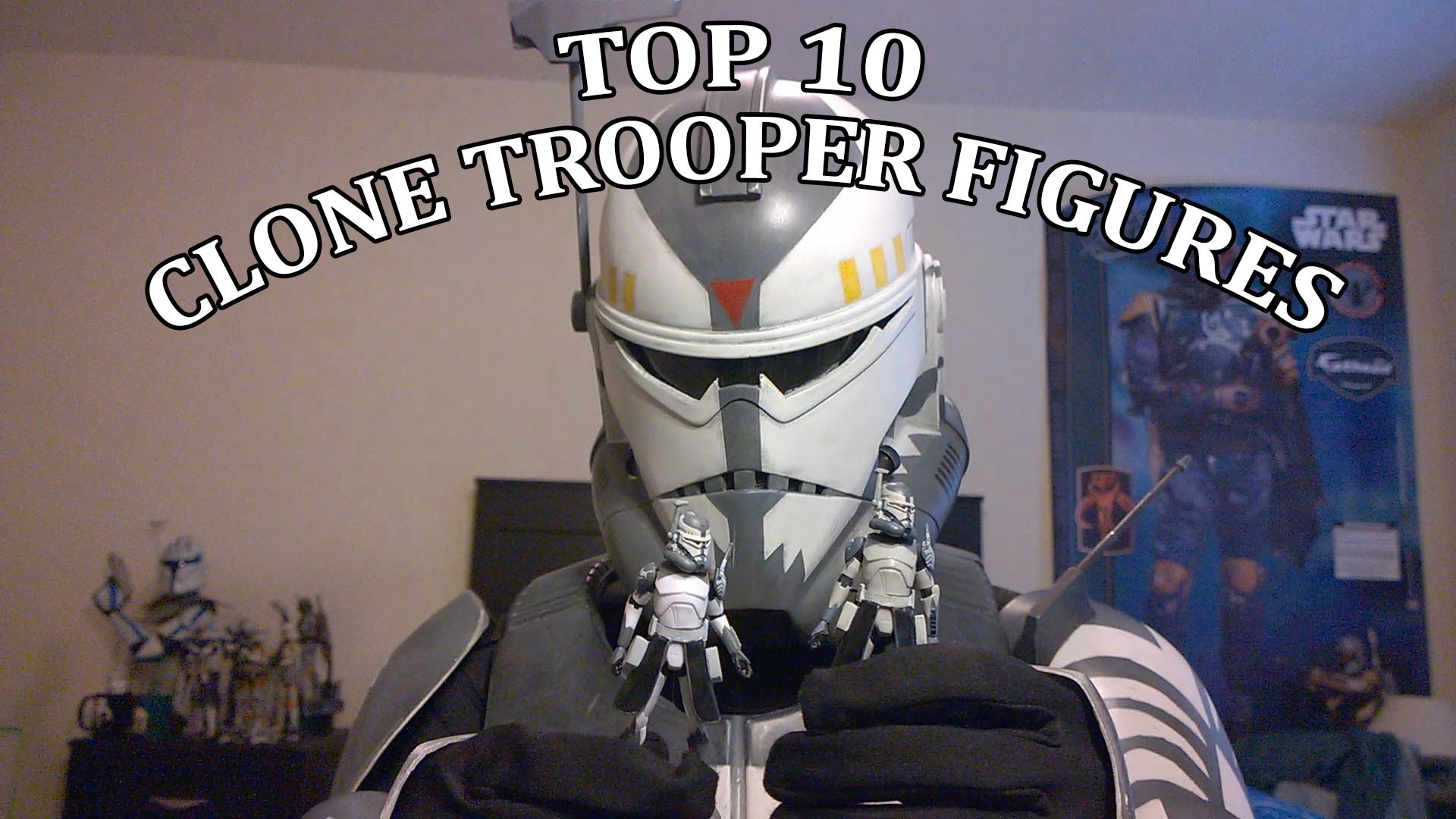 Top 10 The Clone Wars Clone trooper Hasbro figures with Wolffe HD – YouTube