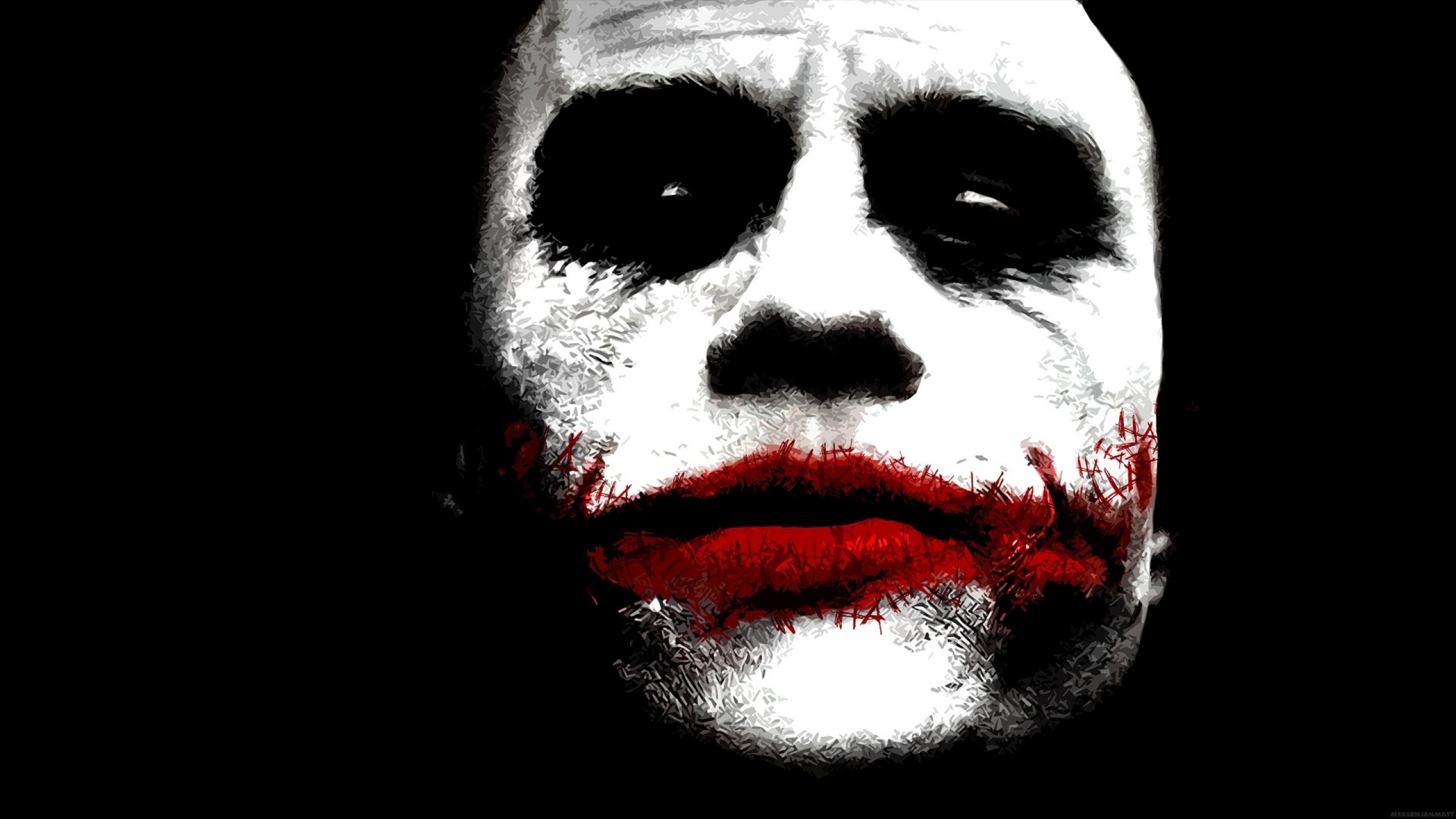 The joker heath ledger 1920×1080 wallpaper Art HD Wallpaper