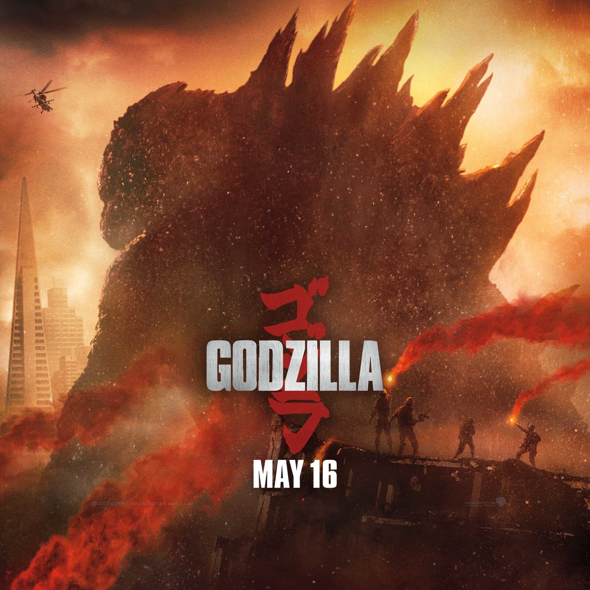 Godzilla movie 2014 wallpaper ipad
