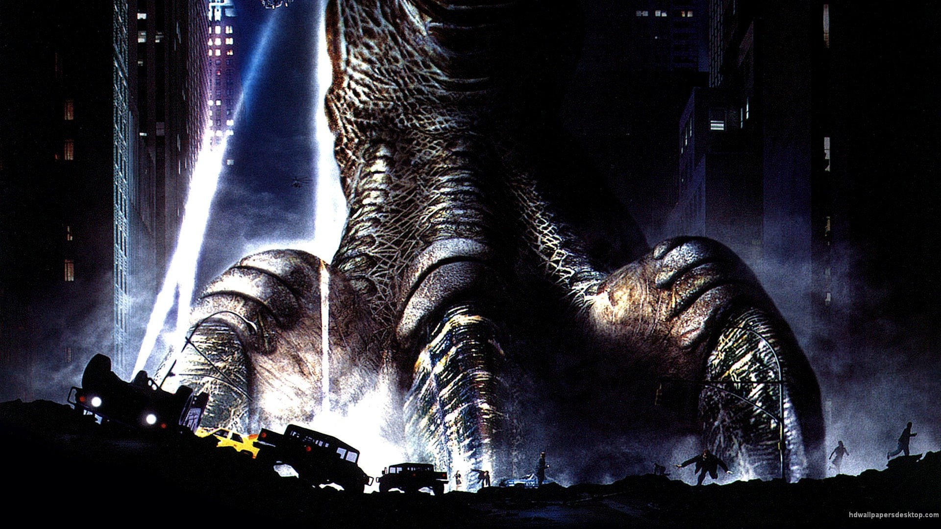 Godzilla 1998 computer desktop backgrounds, 469 kB