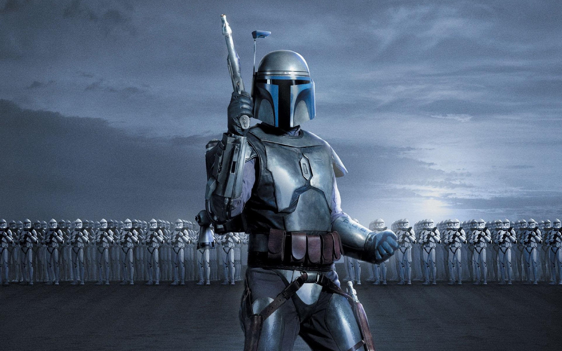 Movie – Star Wars Episode II Attack Of The Clones Jango Fett Clone Trooper Wallpaper