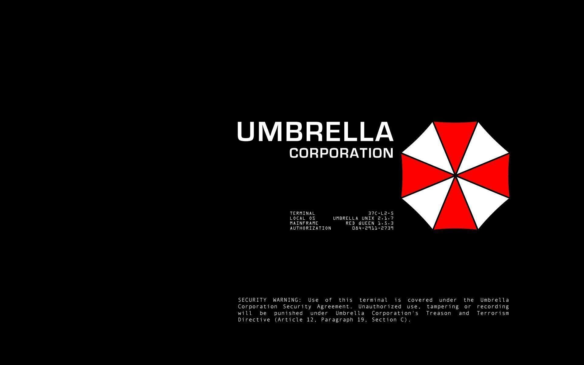 Resident Evil Umbrella Corp Logos Black Background 1440×900 Wallpaper