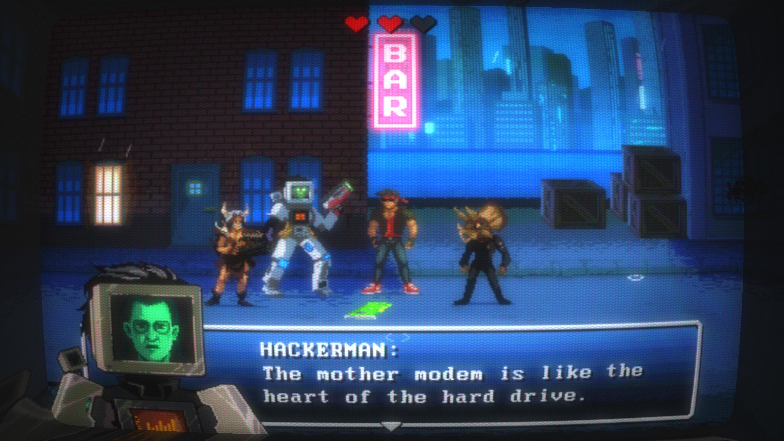 An hour after seeing the Mother Modem post, I saw this in the Kung Fury