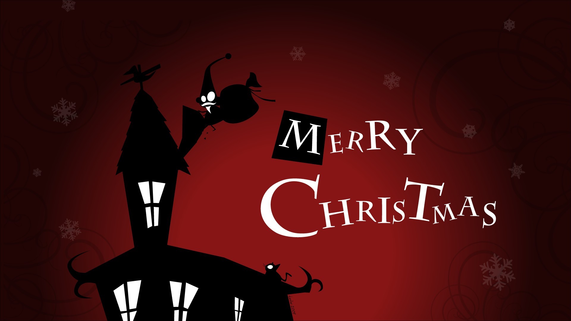 Merry Christmas Cartoon Images HD Wallpapers