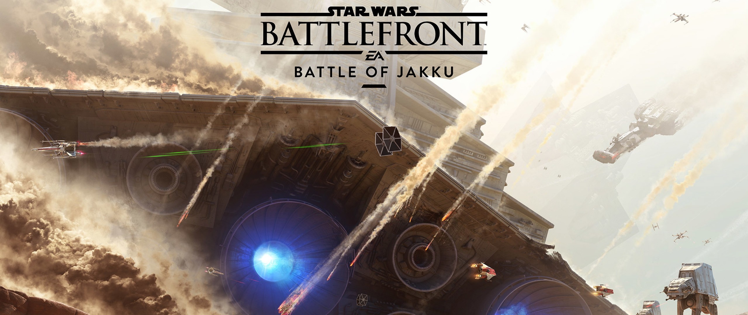 Preview wallpaper star wars, battlefront, battle of jakku 2560×1080