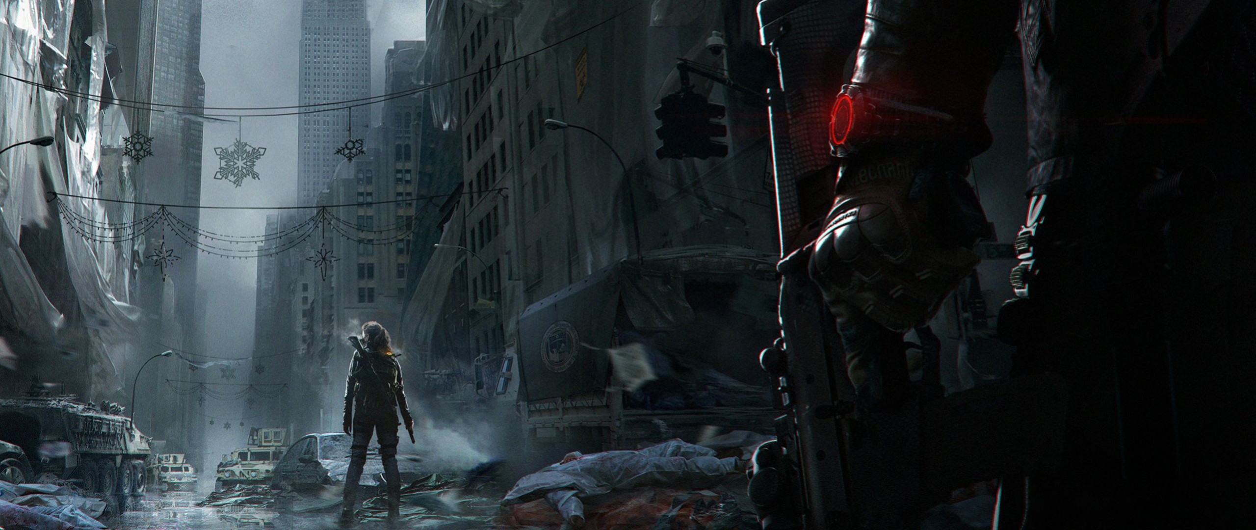Preview wallpaper tom clancy, the division, ubisoft entertainment 2560×1080