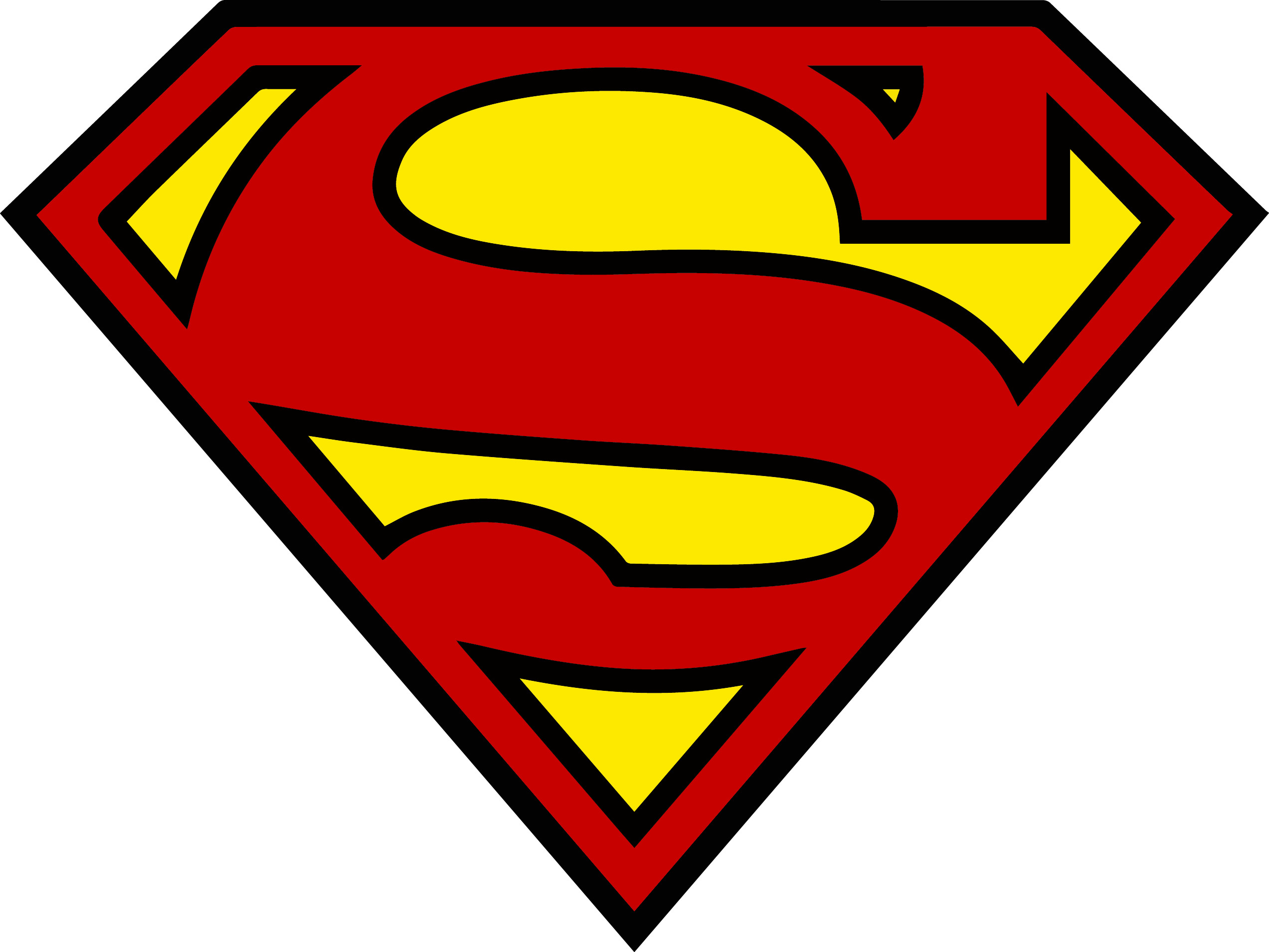 Superman Shield Logo Clip Art