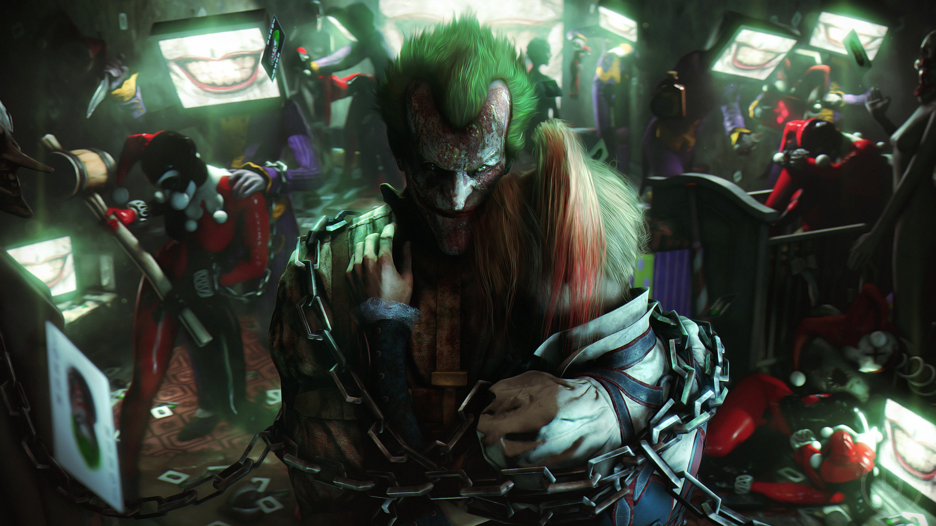 The Joker and Harley Quinn Wallpaper by hectorolguin434