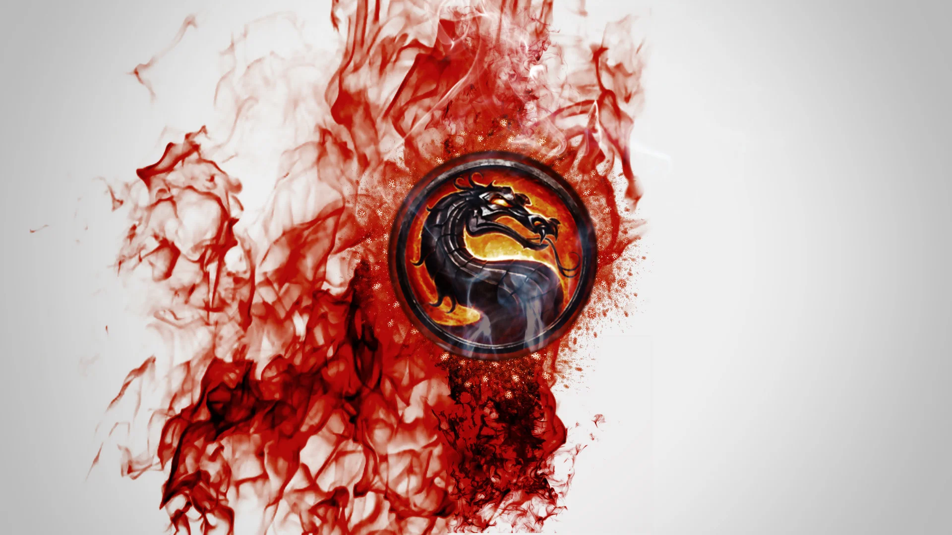 Mortal Kombat wallpaper Dragon in blood Read more