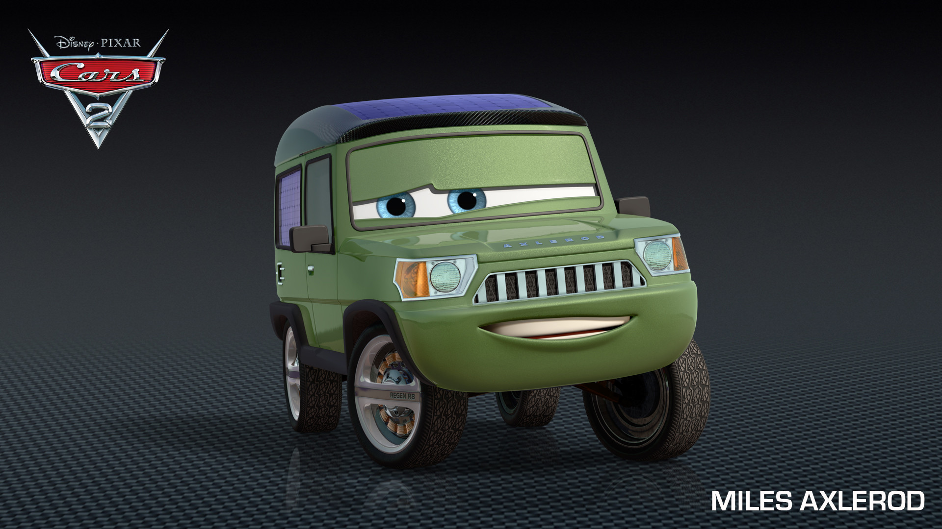 All Cars Characters | Miles Axelrod, Nigel Gearsley Drive Into Cars 2