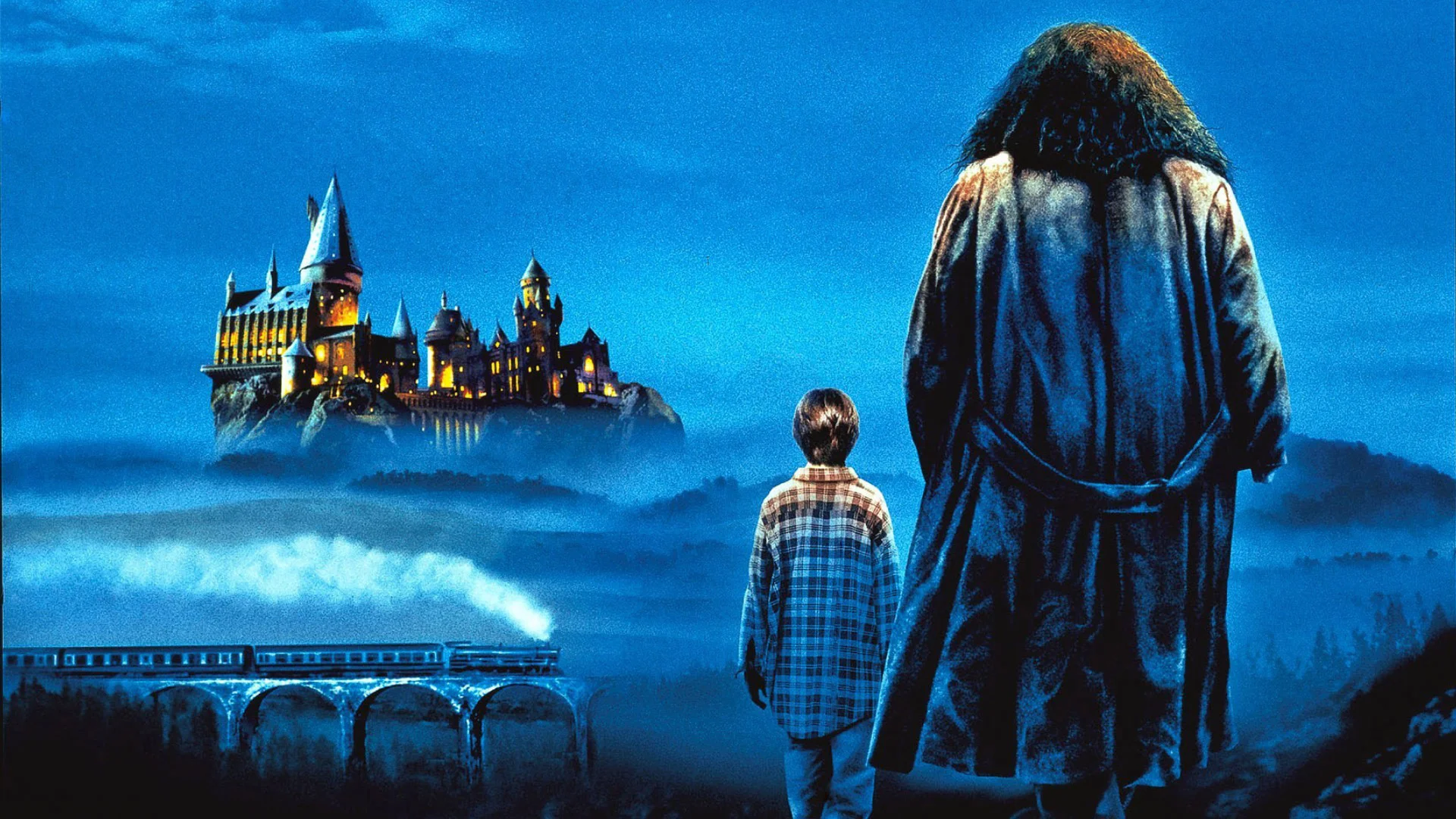 Harry Potter and Hagrid wallpaper