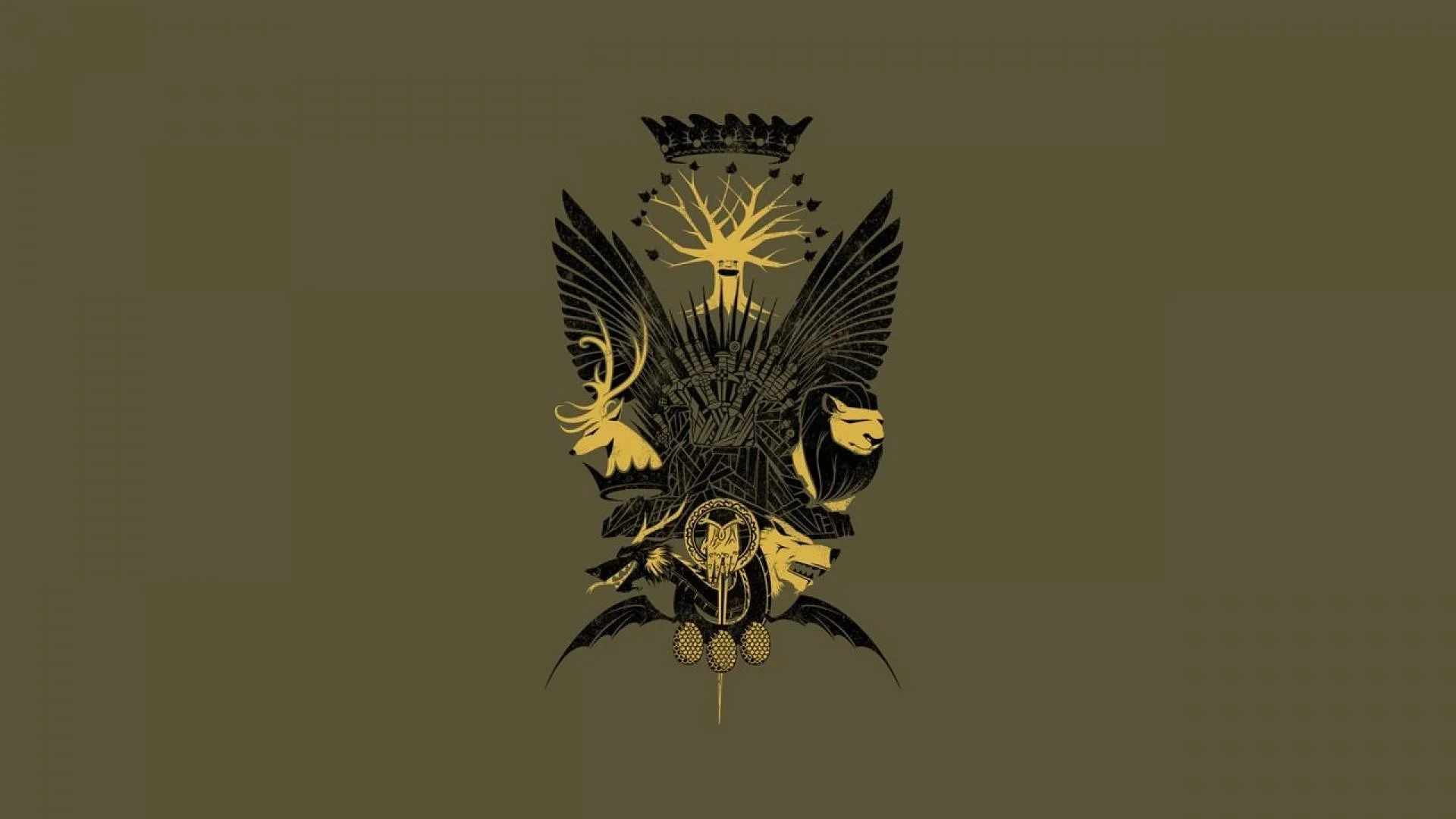 Houses game of thrones house lannister stark seal wallpaper | (49250)