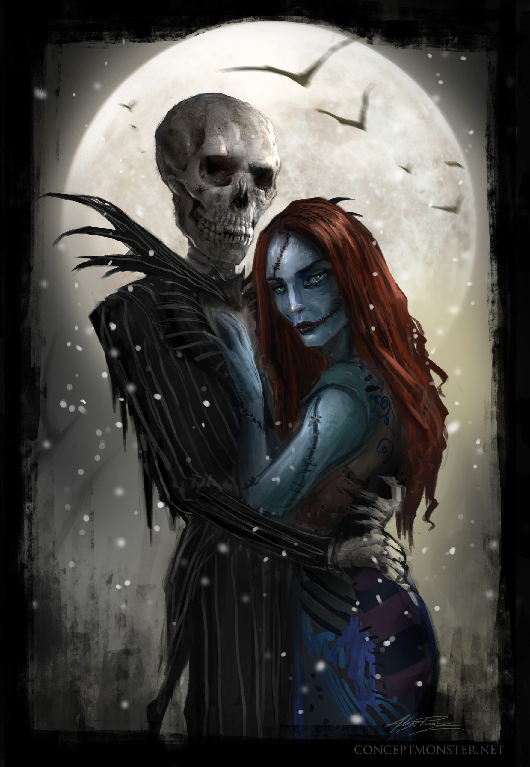 Jack and Sally Meant to Be nightmare before
