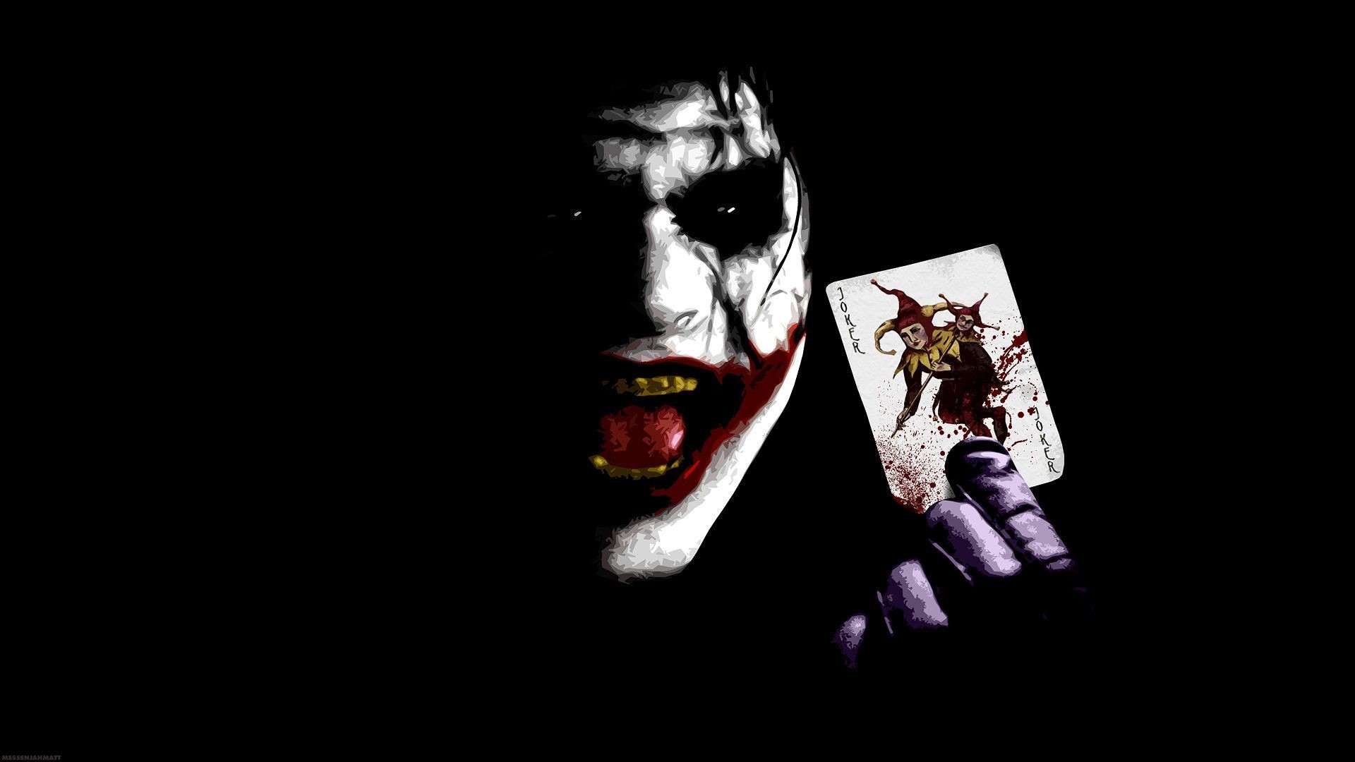 Joker Wallpaper in Dangerous Mod with Joker card.