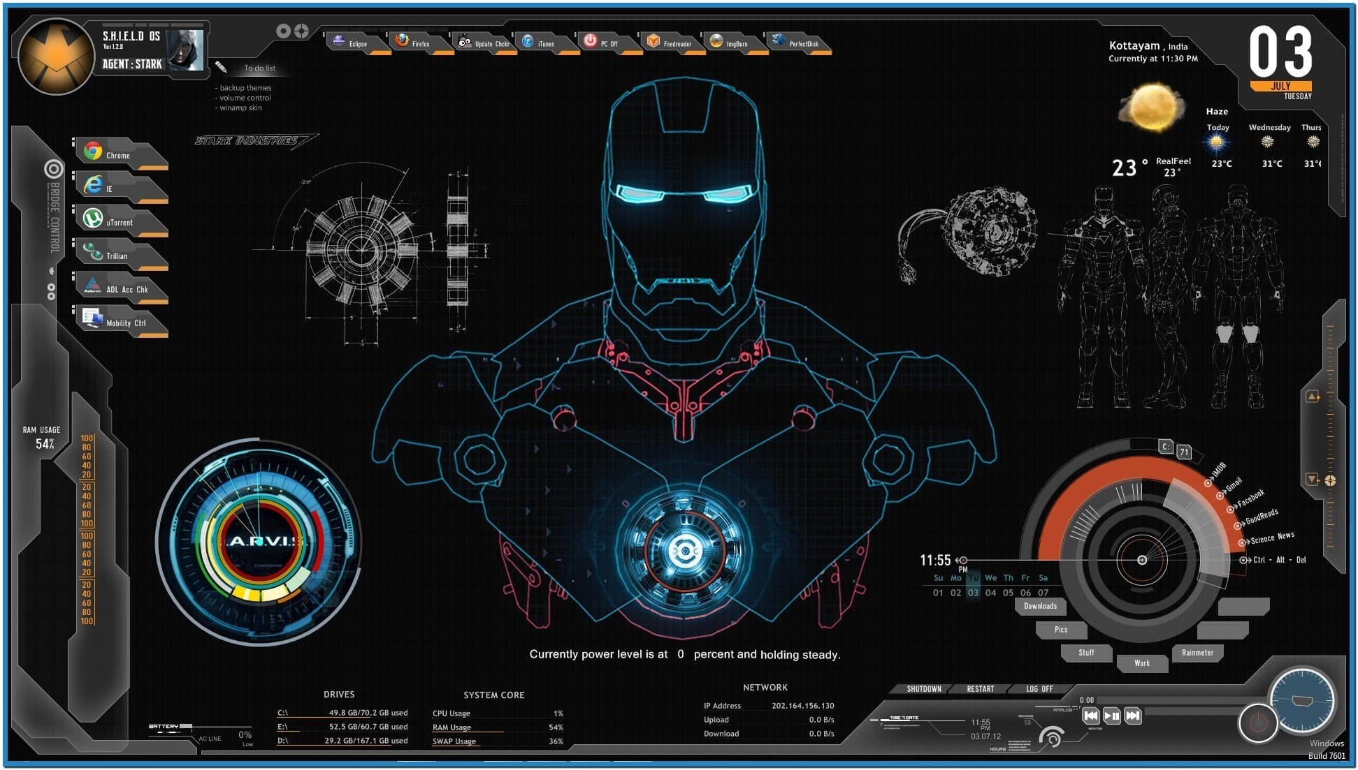 Iron Man Screensavers and Wallpaper