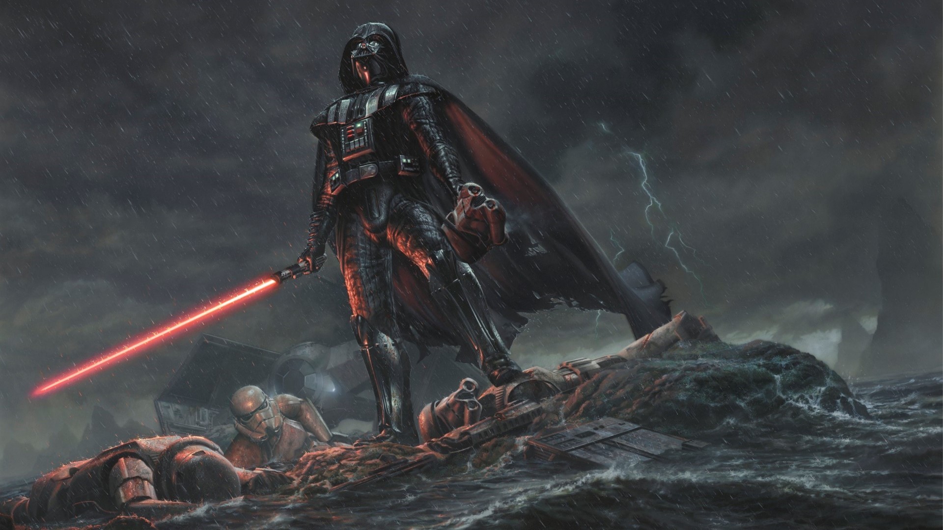 OtherA pretty badass Vader wallpaper I found