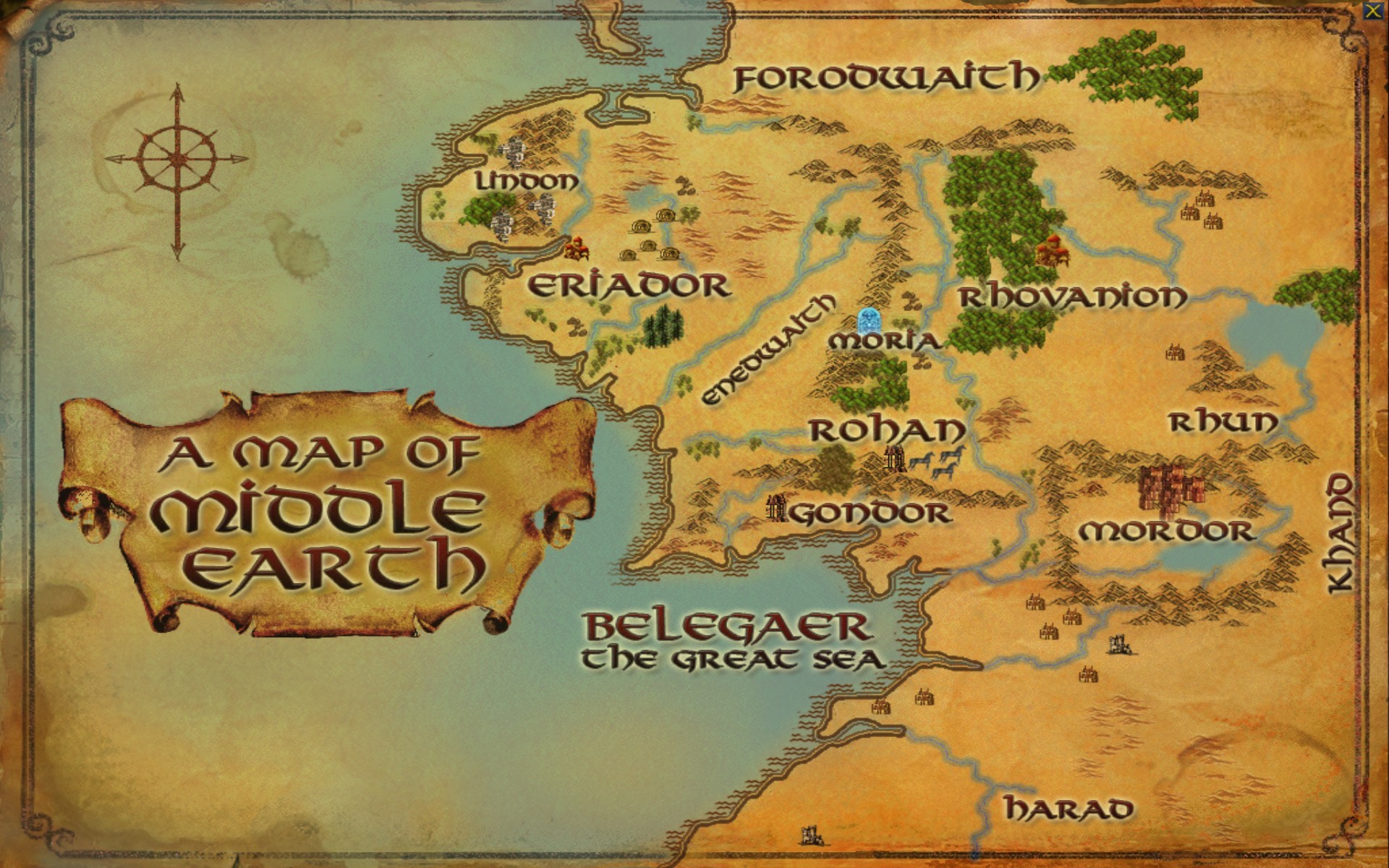 lord of the rings – What is in the east of Middle-Earth, and why .