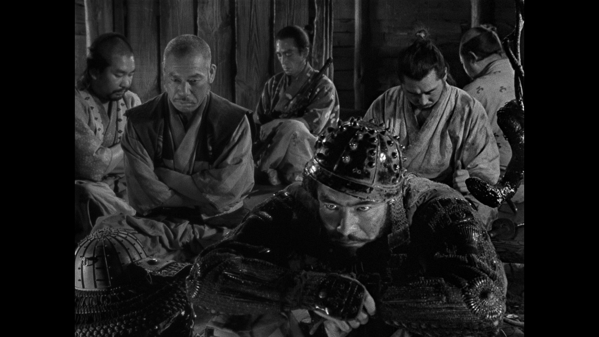 Akira Kurosawa, 1954 Kurosawas classic story of seven ronin who band together to protect a small farm community was the first of his samurai films