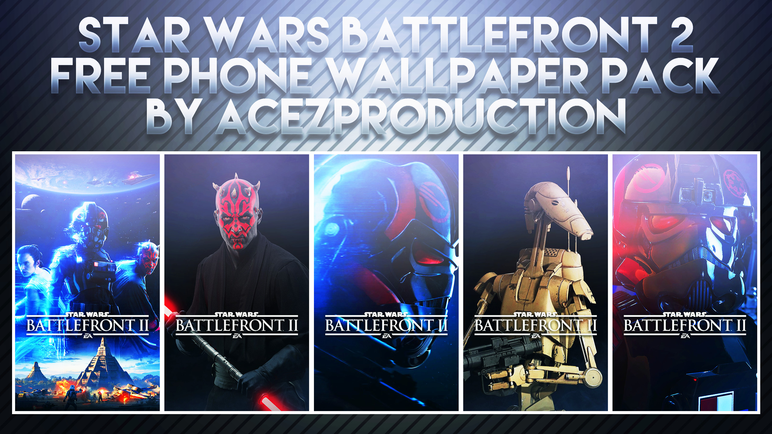 Free Phone Wallpapers – Star Wars Battlefront 2 by AcezProduction