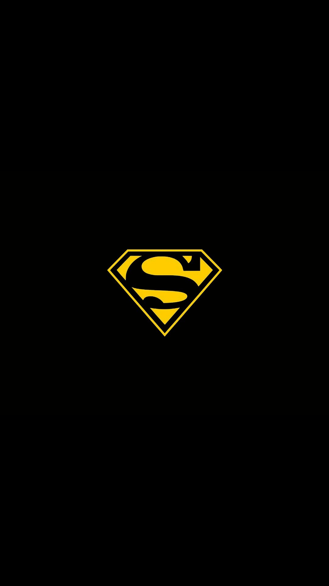 Superman Yellow T Shirt Logo iPhone 6 Plus HD Wallpaper