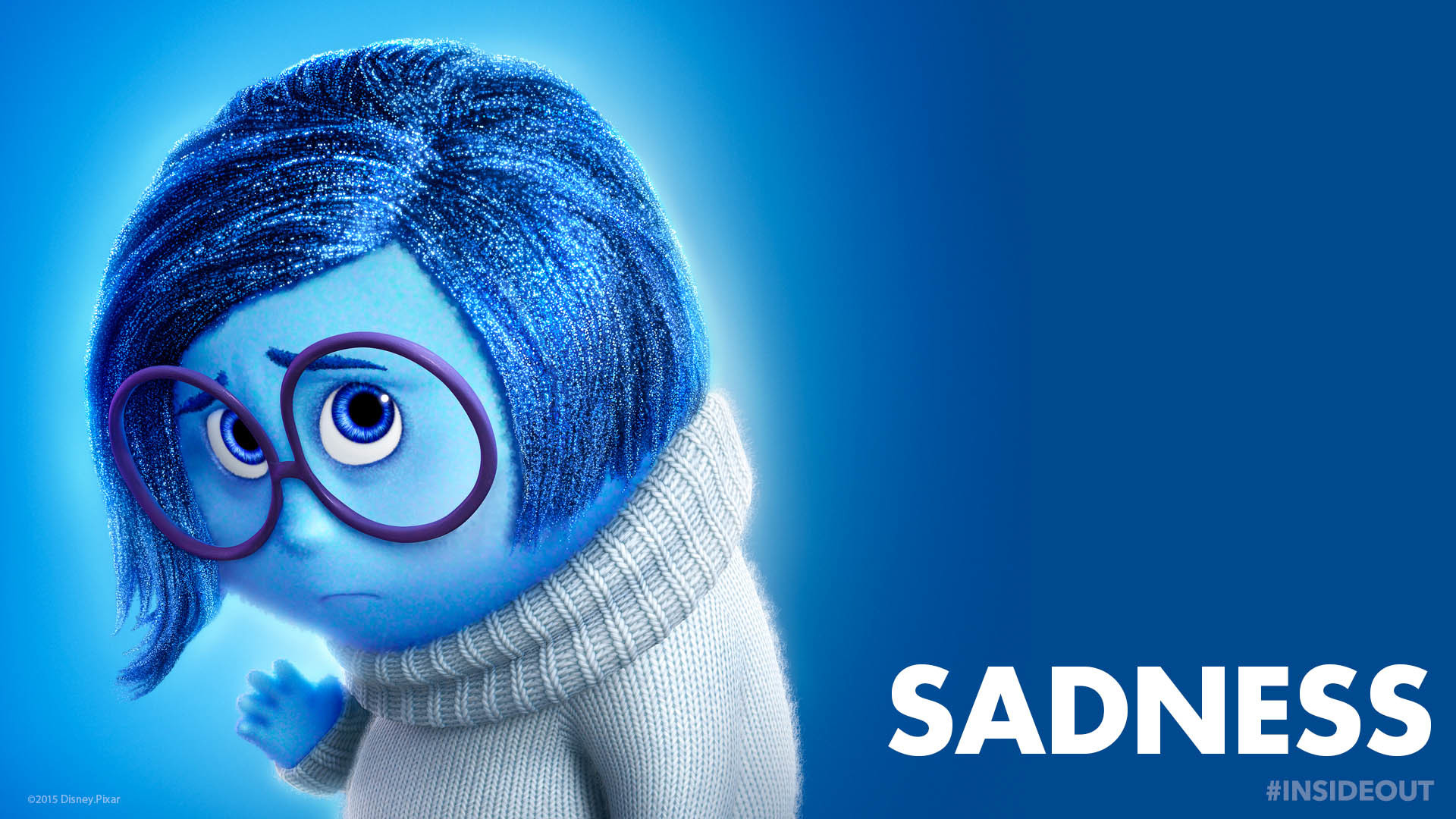 Inside Out character Sadness – Disney Pixar wallpaper