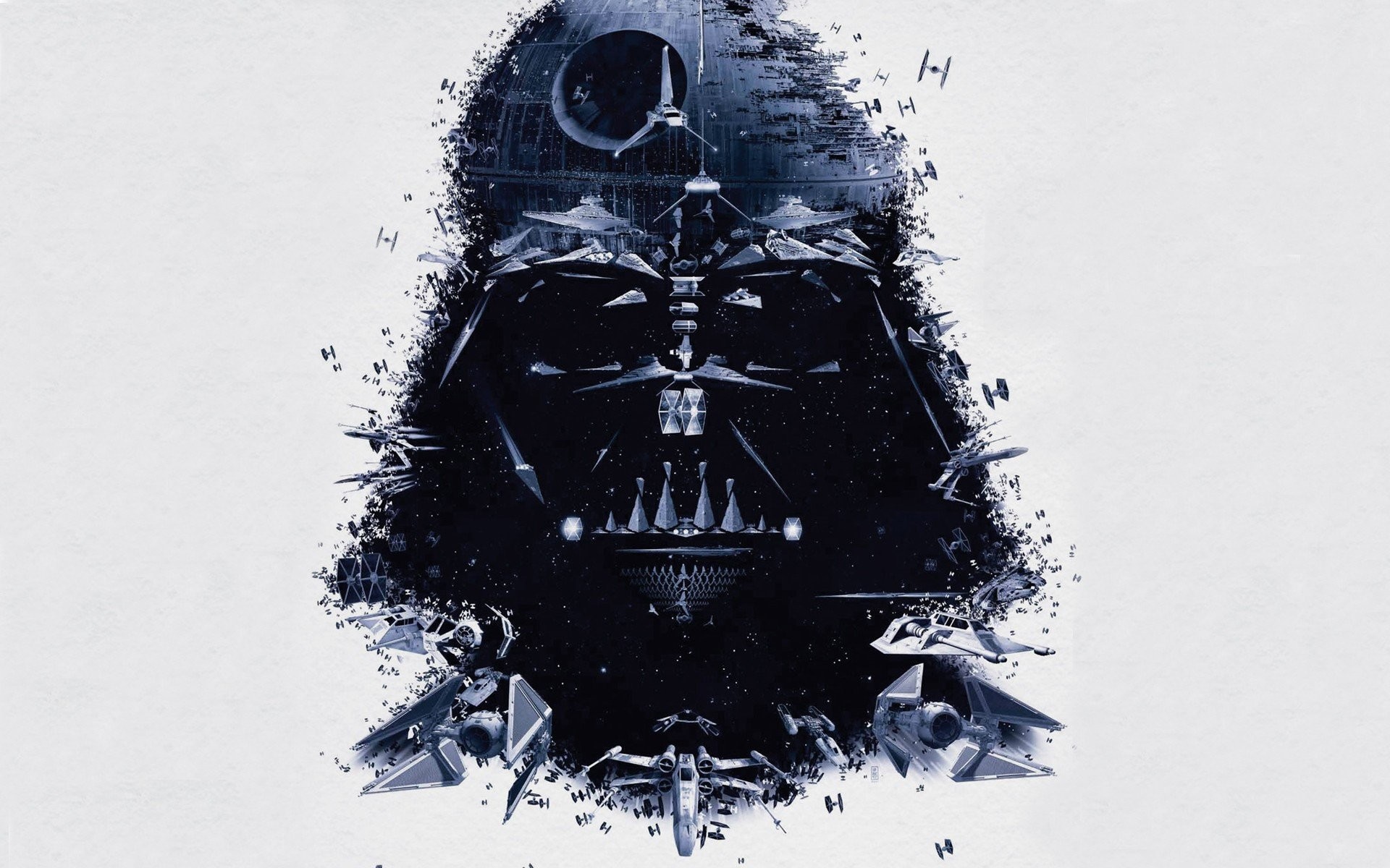 Artwork Dark Side Darth Vader Death Star Montreal Movies Outer Space Spaceships Wars Vehicles