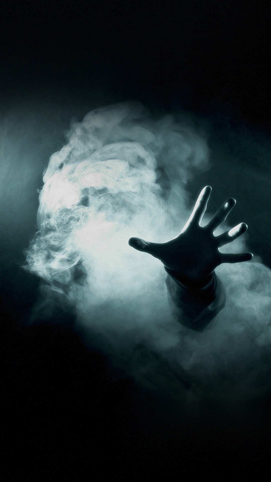 Hand Reaching Out From Smoke Horror iPhone 6 HD Wallpaper