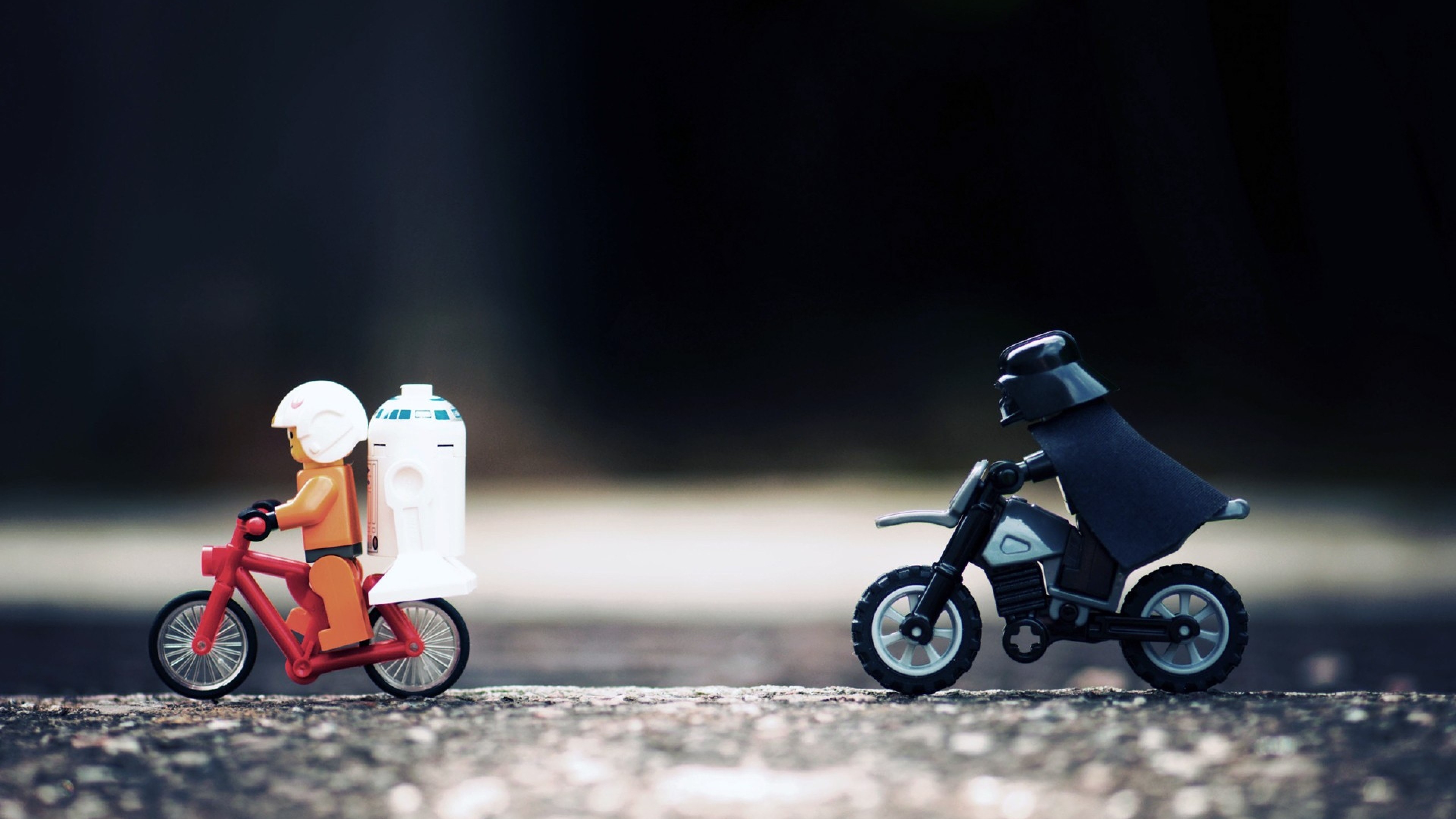Preview wallpaper star wars, lego, hunt, toys 3840×2160