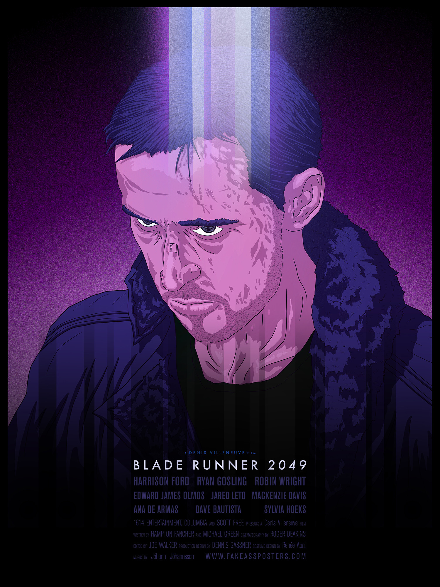Blade Runner 2049 2017 – hand drawn. HD Wallpaper From Gallsource.com