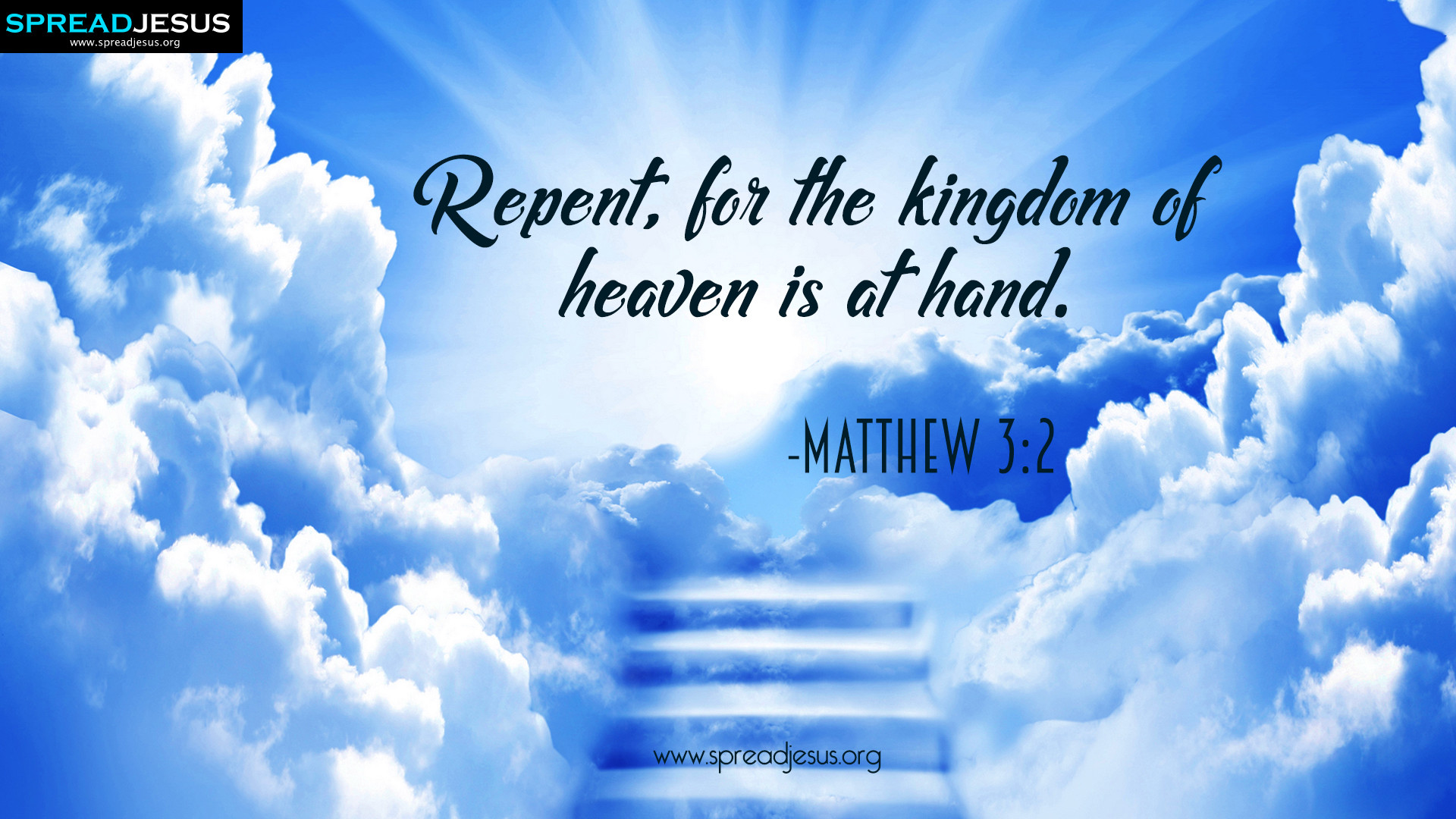 Bible Quotes HD Wallpaper Matthew 32 Download Repent,for the kingdom of