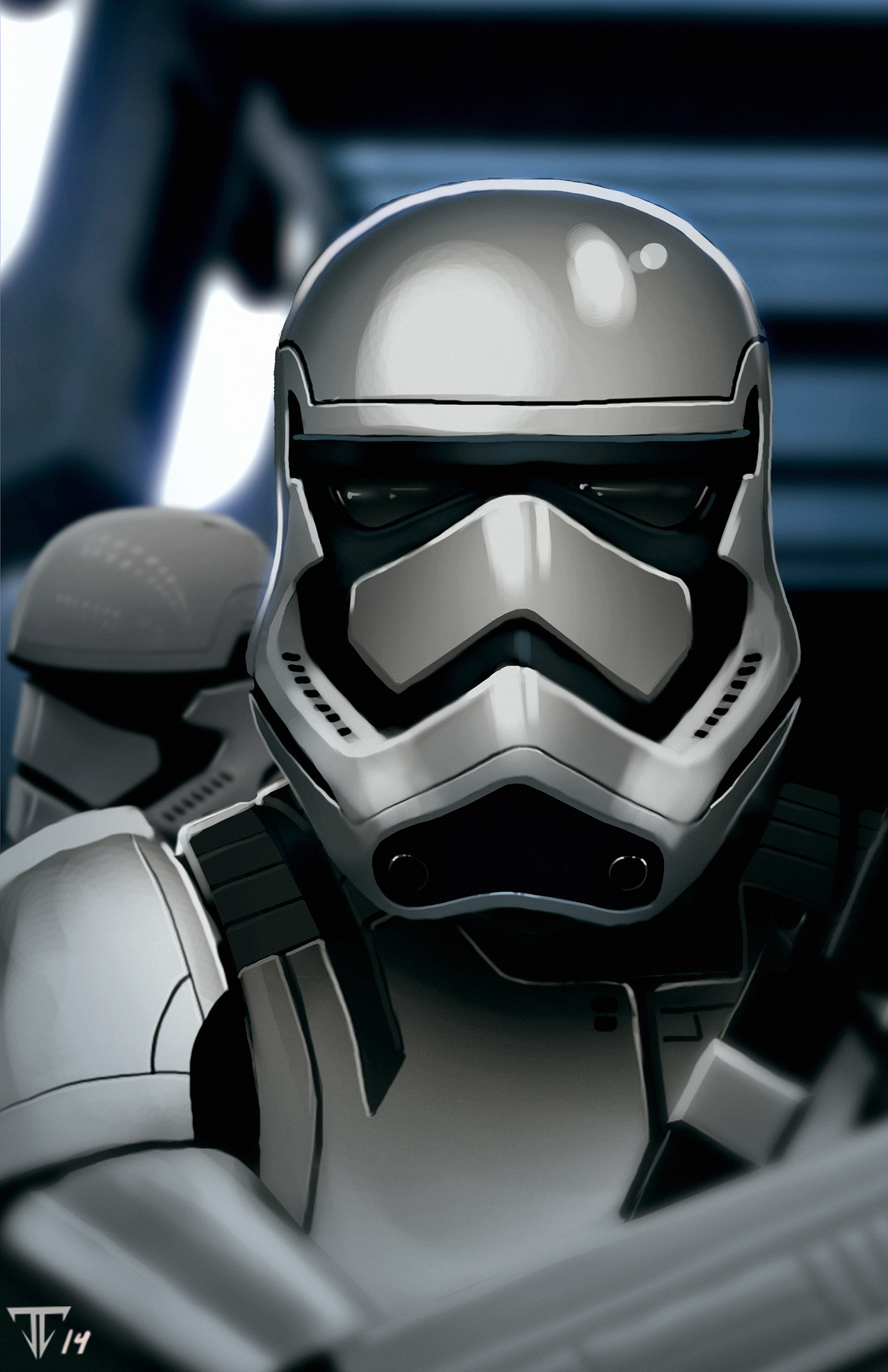 Turn the new Star Wars VII Stormtrooper Concept images into a wallpaper …