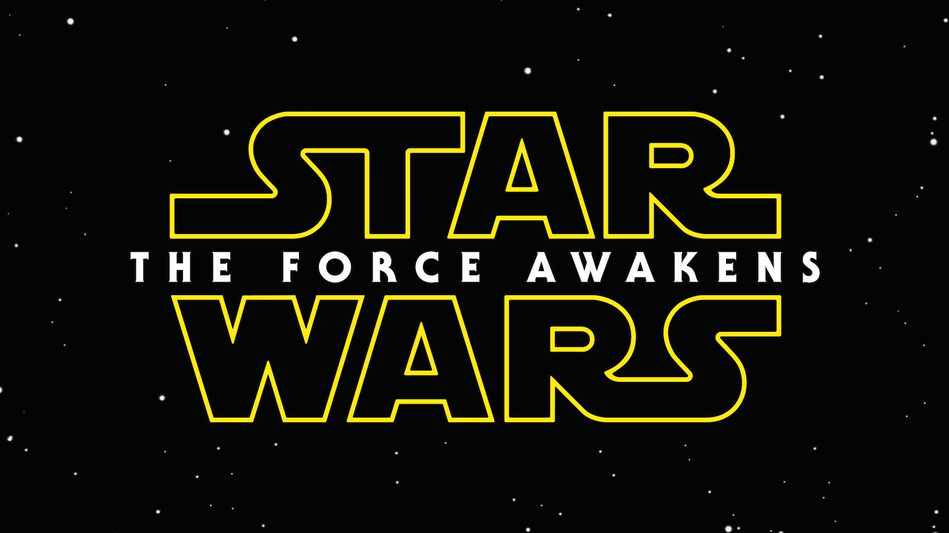 Star Wars 7: The Force Awakens Logo wallpaper