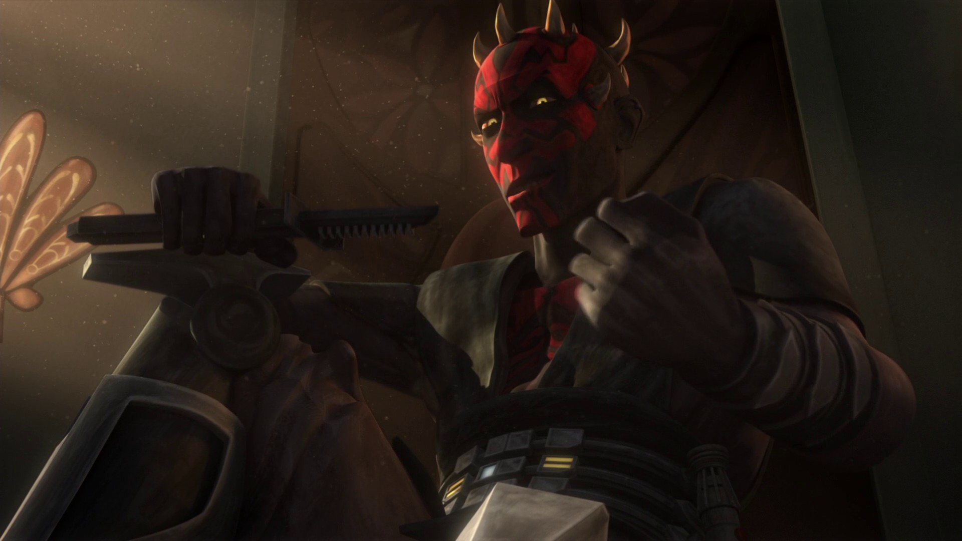 Darth Maul will have the usual force user nerf in these fights Choke,Grip,Mind tricks everything else is fine
