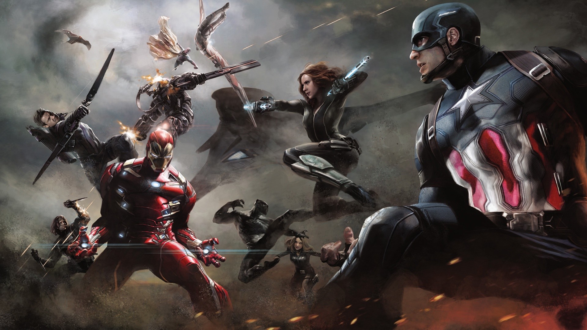 Captain America Civil War Artwork Wallpapers