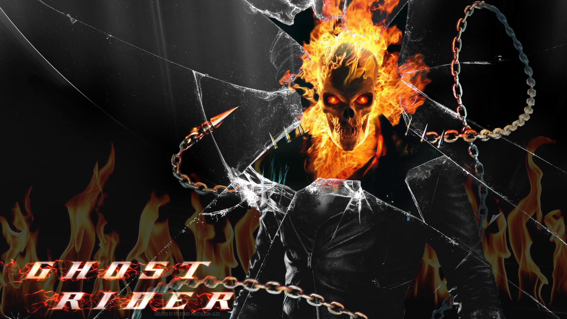 Ghost Rider iPhone Live Wallpaper  Download on PHONEKY iOS App