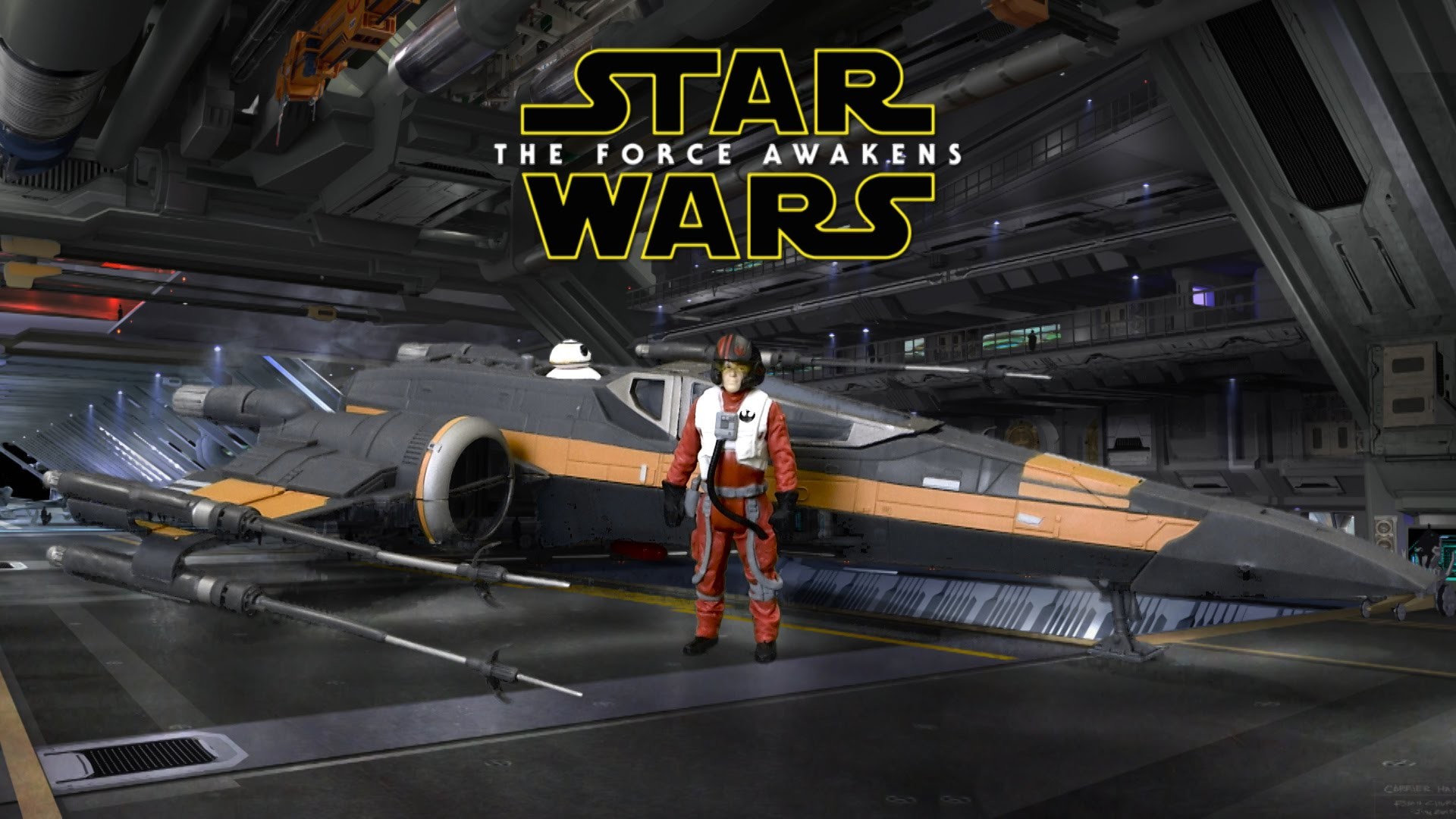 Star Wars The Force Awakens Poe's X-Wing Fighter with Poe Dameron Figure  from Hasbro – YouTube
