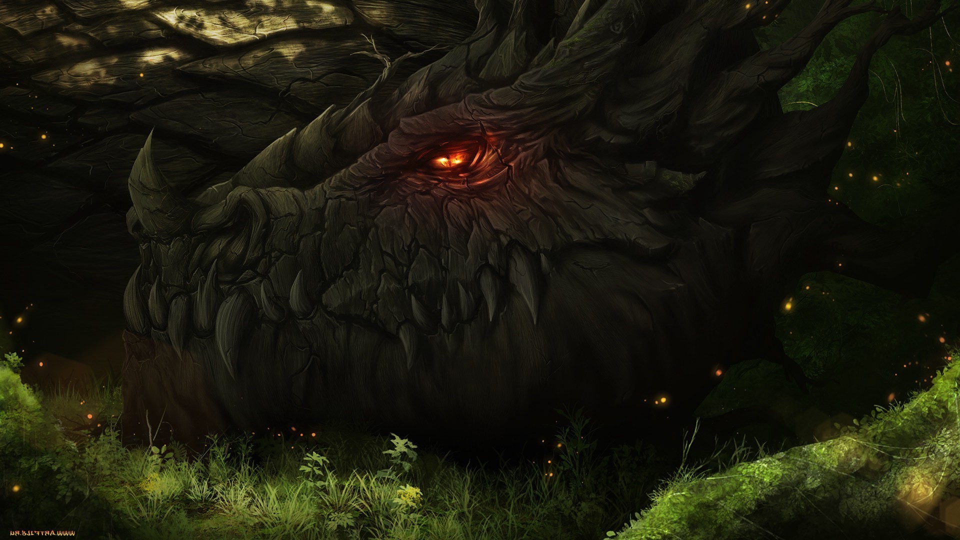dragon, Forest, Artwork, Fantasy Art, Smaug Wallpapers HD / Desktop and  Mobile Backgrounds