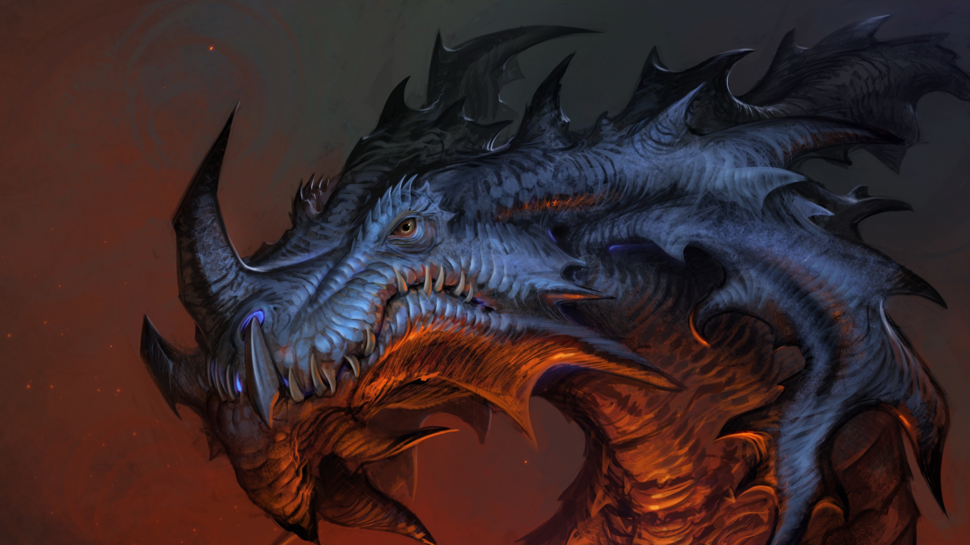 Wallpaper smaug, dragon, fantasy, art