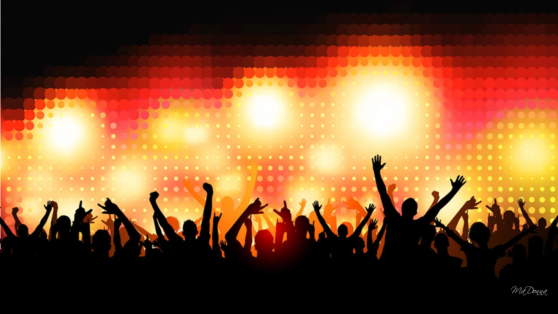 Crowd of Party People Crowd of Party People – vector background. Scalable  to any size also includes high resolution JPEG .